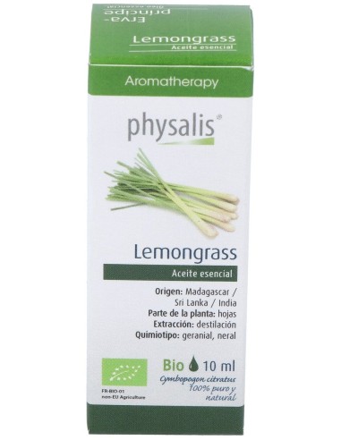 Physalis Aceite Esencial De Lemongrass Bio 10Ml