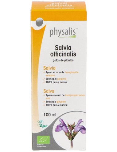 Physalis Salvia Officinalis Extracto Hidroalcoholico Bio 100Ml