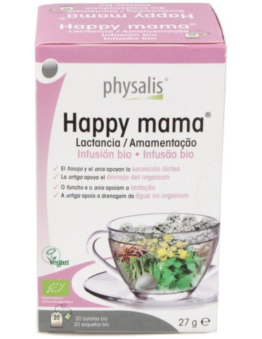 Physalis Happy Mama Infusion Bio 20 Filtros