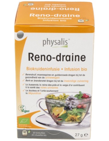 Physalis Reno Draine Infusion Bio 20 Filtros