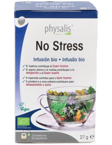 Physalis No Stress Infusion Bio 20 Filtros