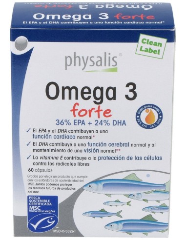 Physalis Omega 3 Forte Epa + Dha 60Caps