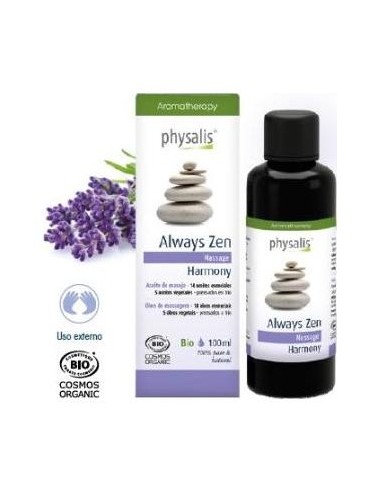 Physalis Always Zen Harmony Aceite Masaje Bio 100Ml