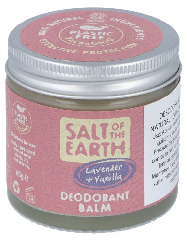 Salt Of The Earth Balsamo Desodorante Natural Lavanda Vainilla 60G