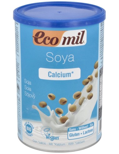 Ecomil Leche De Soja + Calcio En Polvo 400Gr. Bio