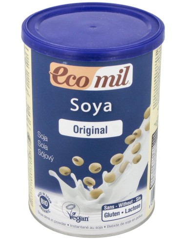 Ecomil Leche De Soja Natural En Polvo 400Gr. Bio