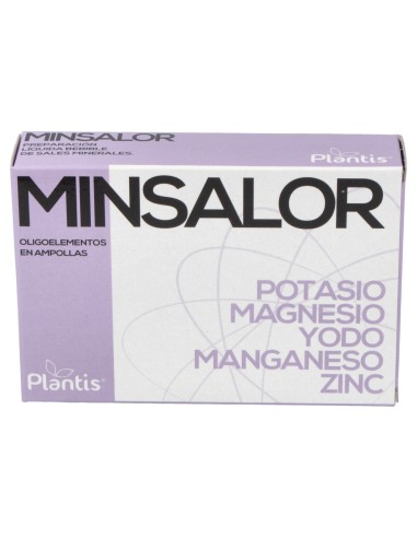 Plantis Minsalor 20 Ampollas