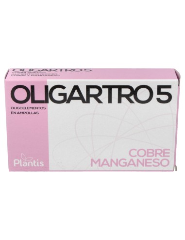 Artesania Agricola Oligartro Manganeso-Cobre 20 Ampollas
