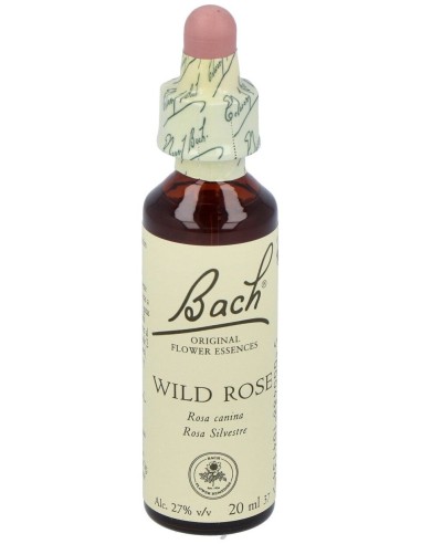 Flores Bach Wild Rose Rosa Silvestre 20Ml.