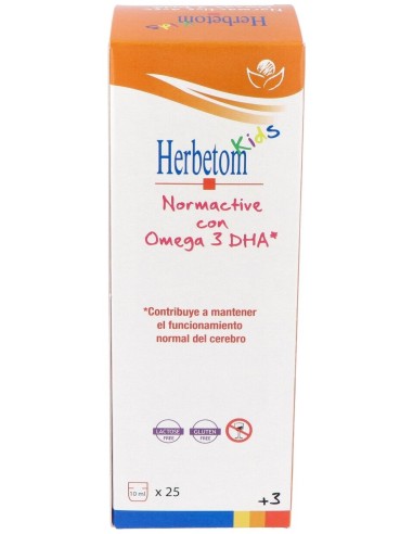 Herbetom Kids Normactive Con Omega 3Dha 250Ml.