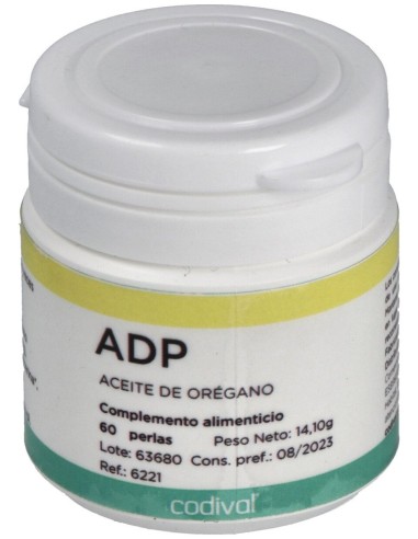 Codival Adp Orégano Emulsión 60 Perlas