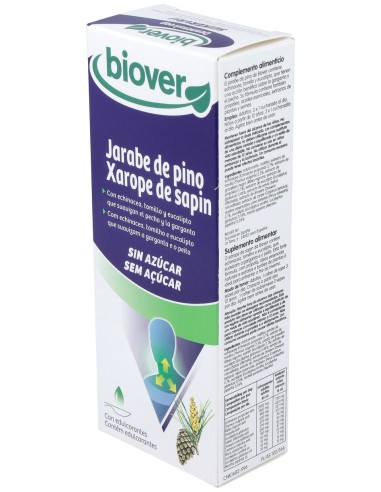 Biover Jarabe De Pino Sin Azúcar Bio 150Ml