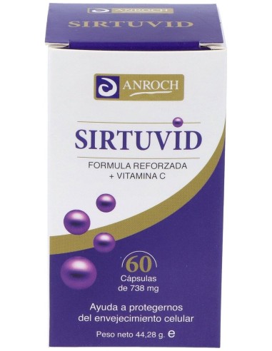 Anroch Fharma Sirtuvida 60 Cáps. 550Mg