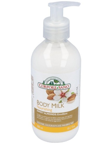 Corpore Sano Body Milk Nutritivo Y Emoliente Almendras Dulces 30