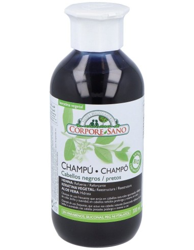 Corpore Sano Champu Henna Negro 300 Ml