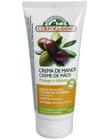 Crema Manos Olivo Y Karite Tubo 100Ml.