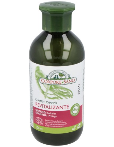 Champu Revitalizante Ginseng Y Granada Bio 300Ml.