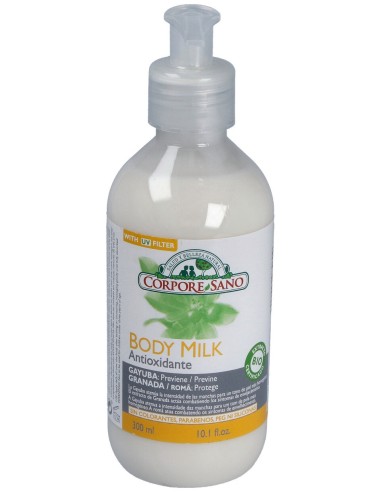 Body Milk Antioxidante (Gayuba Y Granada) 300Ml.