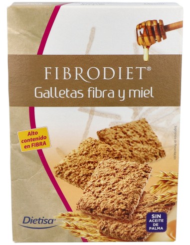 Dietisa Fibrodiet Galletas Fibra Miel 400G