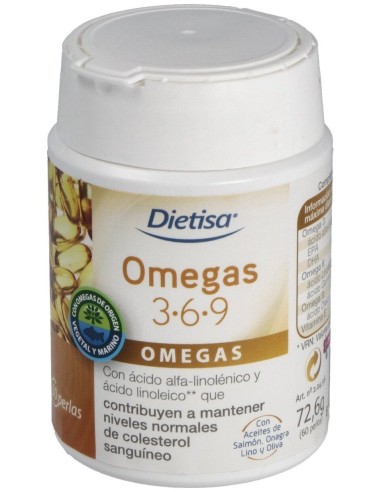 Dietisa Omega 3-6-9 60 Perlas