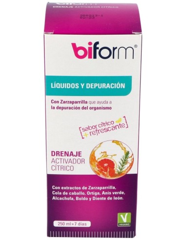 Biform Drenaje Activador Citrico Sin Fucus 250Ml.