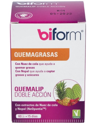 Biform Quemalip Doble Acción 60Cáps