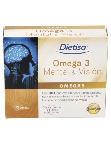 Dietisa Omega 3 Mental & Visión 45 Perlas