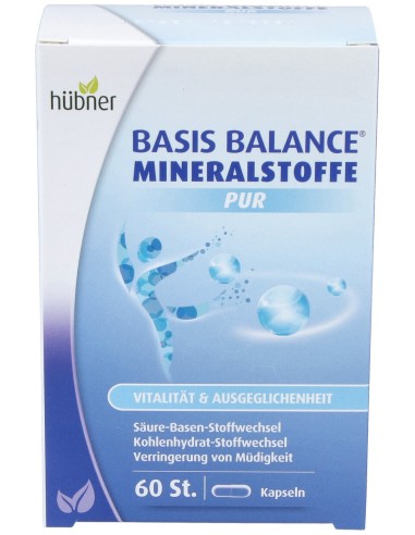 Hübner Basis Balance Minerales Puros 60Caps