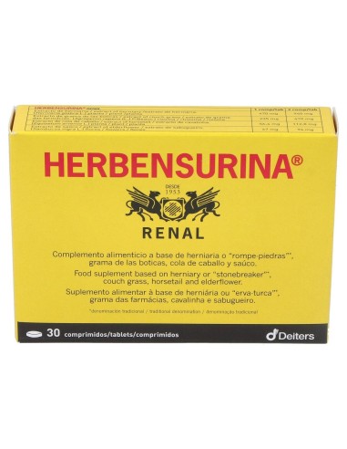 Herbensurina Renal 30Comp