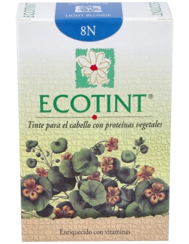 Ecotint Tinte Cabello 8N Rubio Claro 130Ml