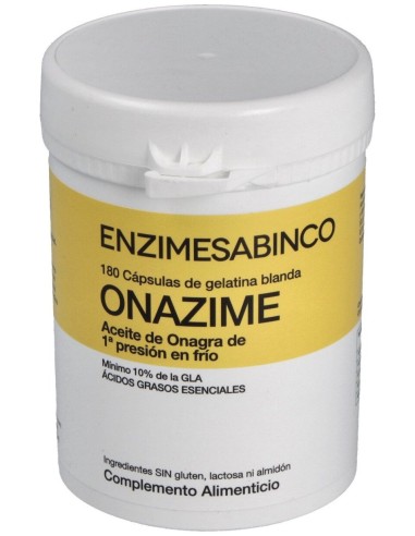 Onazime Aceite Onagra 500Mg. 1 Pr.180Perlas