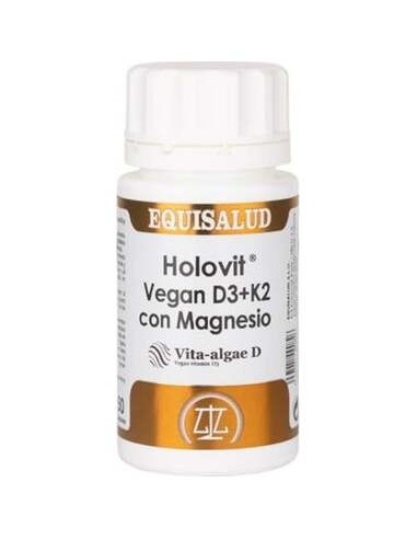 Holovit Vegan D3+K2 Con Magnesio 50Cap.