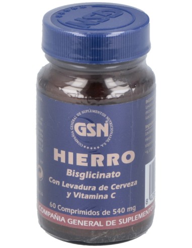 Gsn Hierro Vitamina C 60Comp