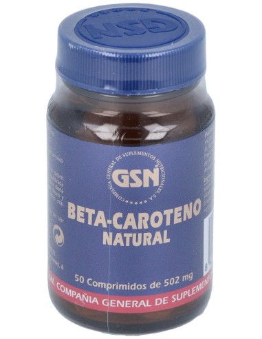 Gsn Betacaroteno Natural 50Comp