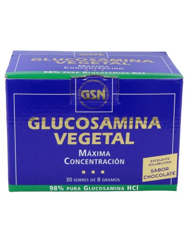 Gsn Glucosamina Vegetal Chocolate 30 Sobres