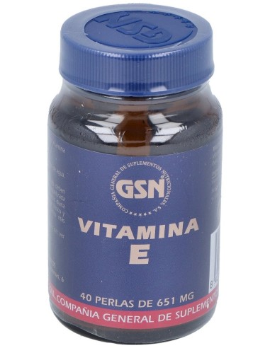 Gsn Vitamina E Natural 40Perlas