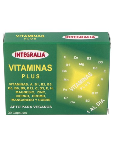 Integralia Vitaminas Plus 30Caps