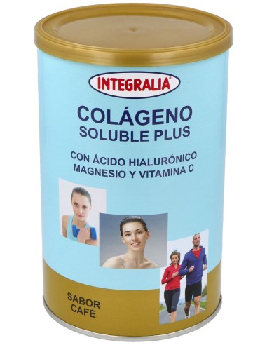 Integralia Colágeno Soluble Plus Hialurónico Magnesio Sabor Café 360G