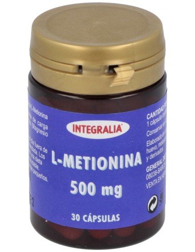 Integralia L-Metionina 500Mg 30Caps