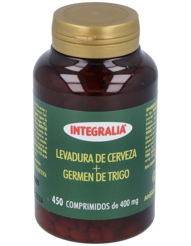 Integralia Levadura De Cerveza+Germen De Trigo 450Comp.