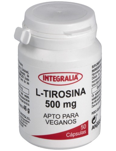 Integralia L-Tirosina 500Mg 50Vcaps