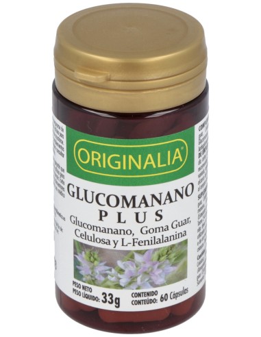 Glucomanano Plus (Saciante Originalia) 60Cap.