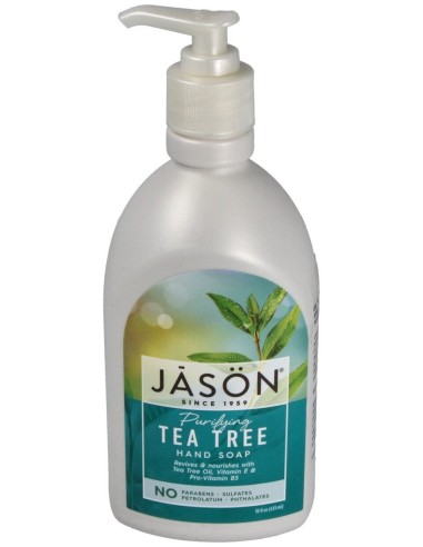 Satin Soap Jabon De Manos Tea Tree 480Ml.