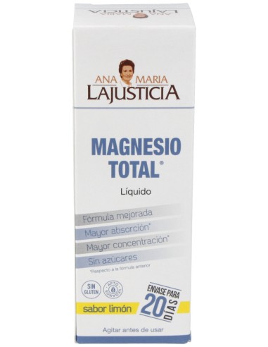 Lajusticia Magnesio Total Sabor Limón 200Ml