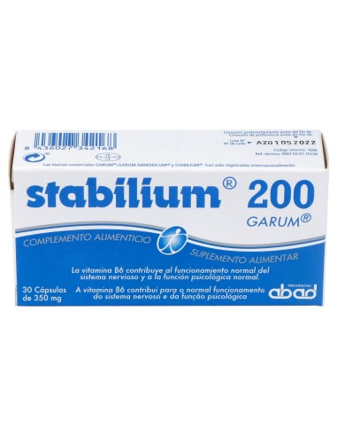 Stabilium 200 Mg 30 Caps
