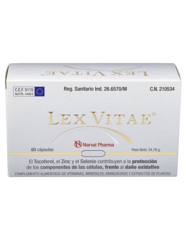 Lex Vitae (Uso Interno) Blister 60Cap.