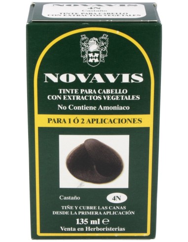 Tinte Novavis 4N Castaño 120Ml.