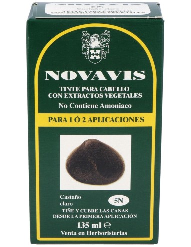 Tinte Novavis 5N Castaño Claro 120Ml