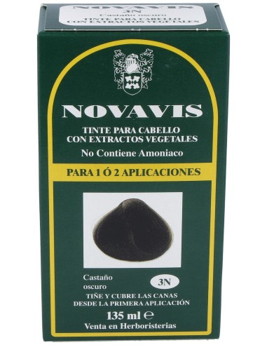 Tinte Novavis 3N Castaño Oscuro 120Ml.