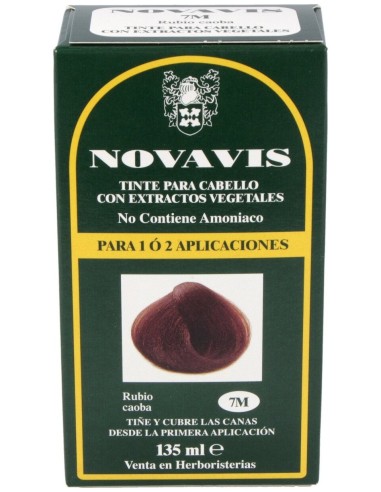 Tinte Novavis 7M Rubio Caoba 120Ml.